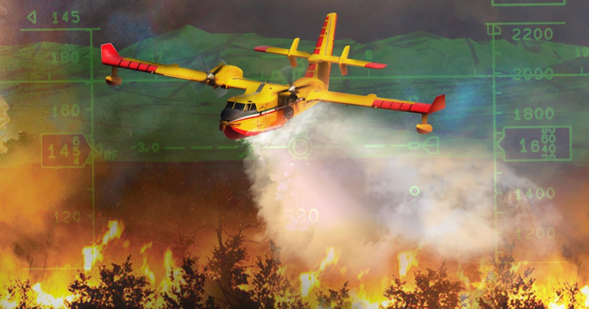 De Havilland Canada CL-415 firefighting aircraft