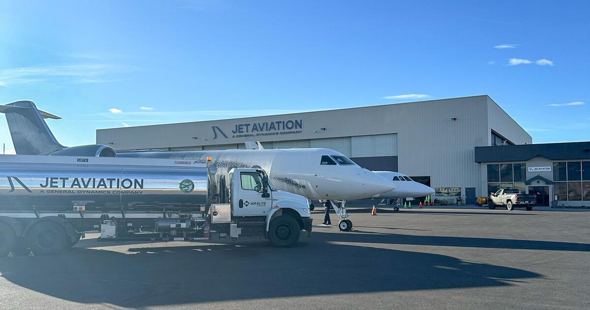 Jet Aviation's FBO at Bozeman Yellowstone International Airport in Montana